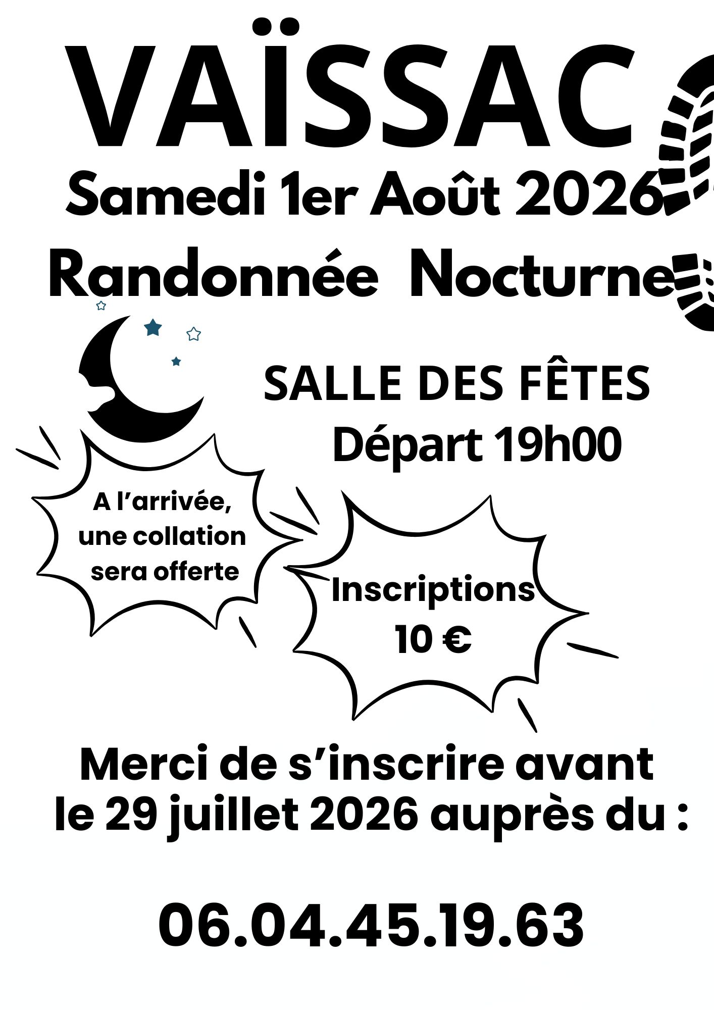 Affiche Randonnee Nocturne