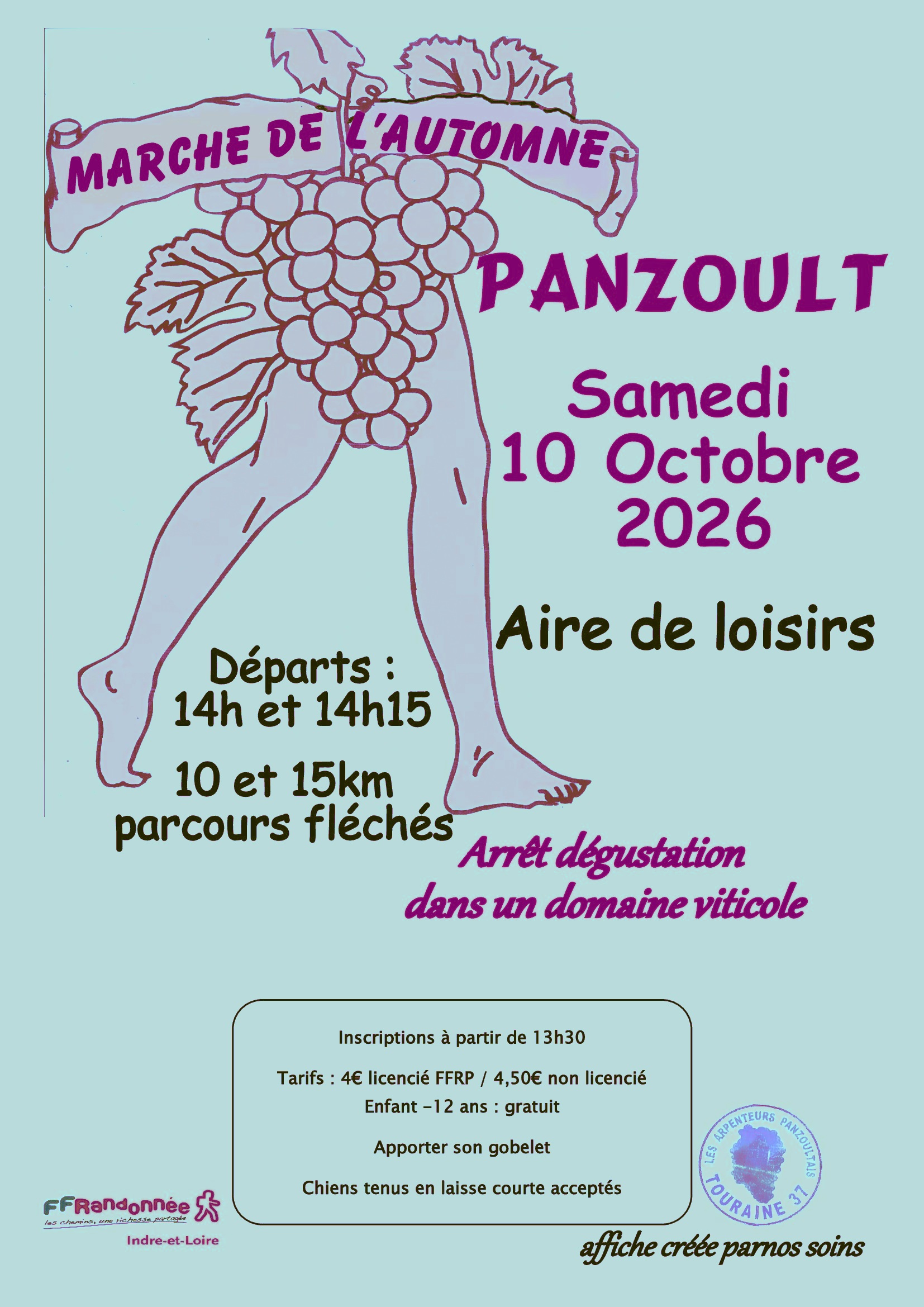 affiche Marche Automne couleur