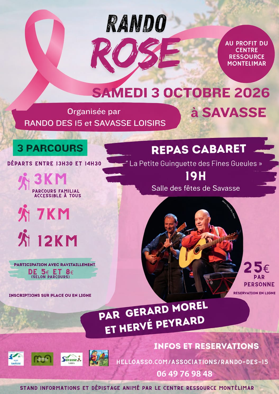 Affiche Rando Rose