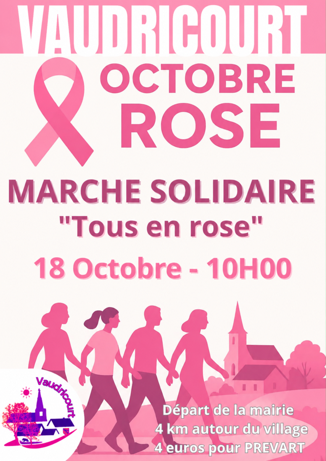 affiche octobre rose