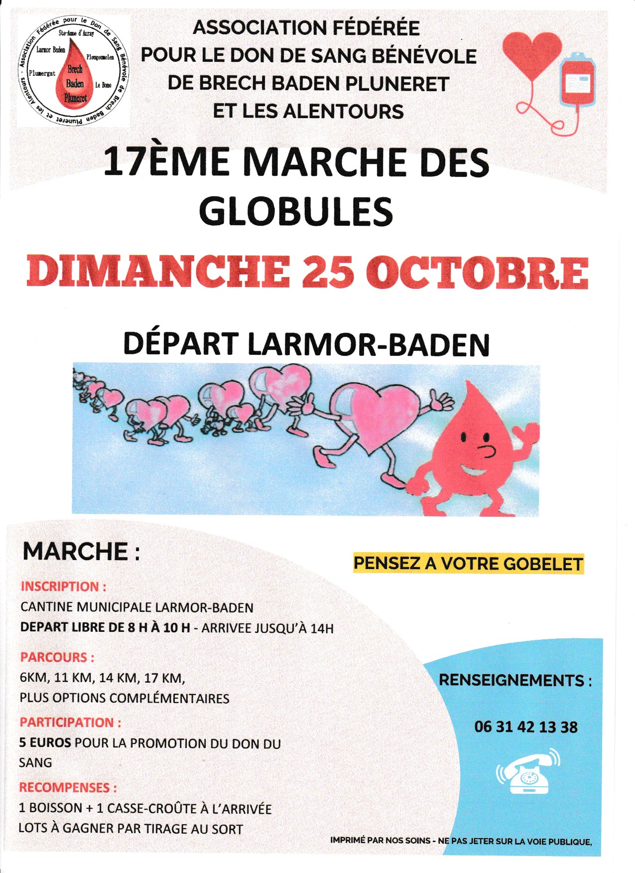 marche des globules 2026